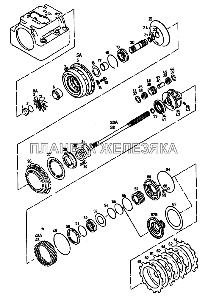 Турбинное колесо, реактор механизм тормоза R2 DIWA.3Е ЛиАЗ-5256, 6212 (2006)